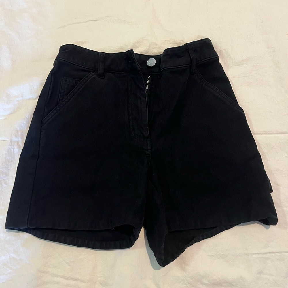 Wilfred Black Jean Shorts